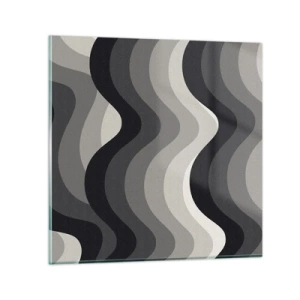 Impression sur verre - Image sur verre - Vague après vague - 40x40 cm