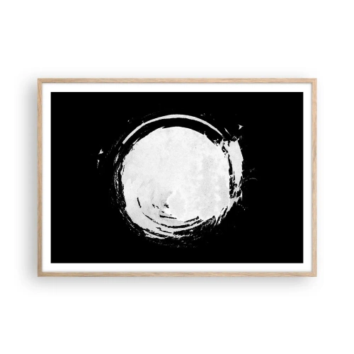 Affiche dans un chêne clair - Poster - Belle sortie - 100x70 cm