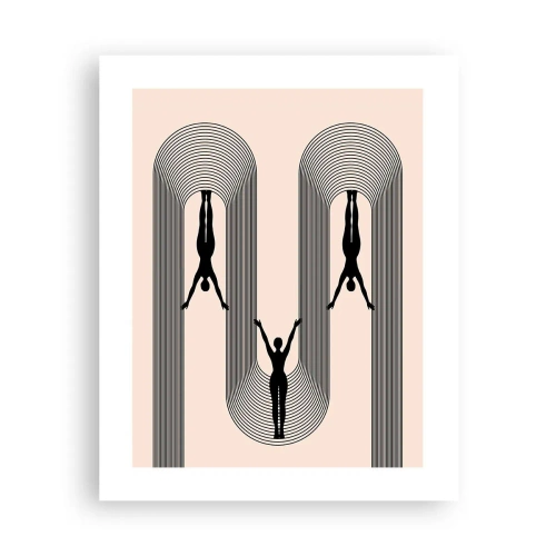 Affiche - Poster - Les jambes en l’air - 40x50 cm