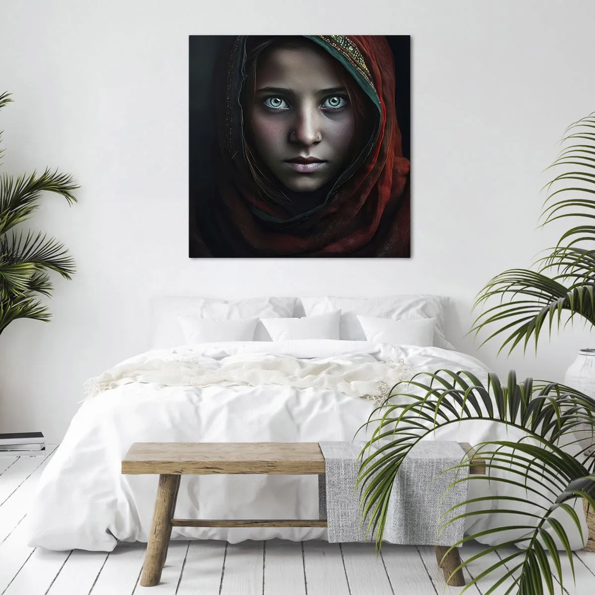 Impression sur toile - Image sur toile - Princesse orientale - 40x40 cm