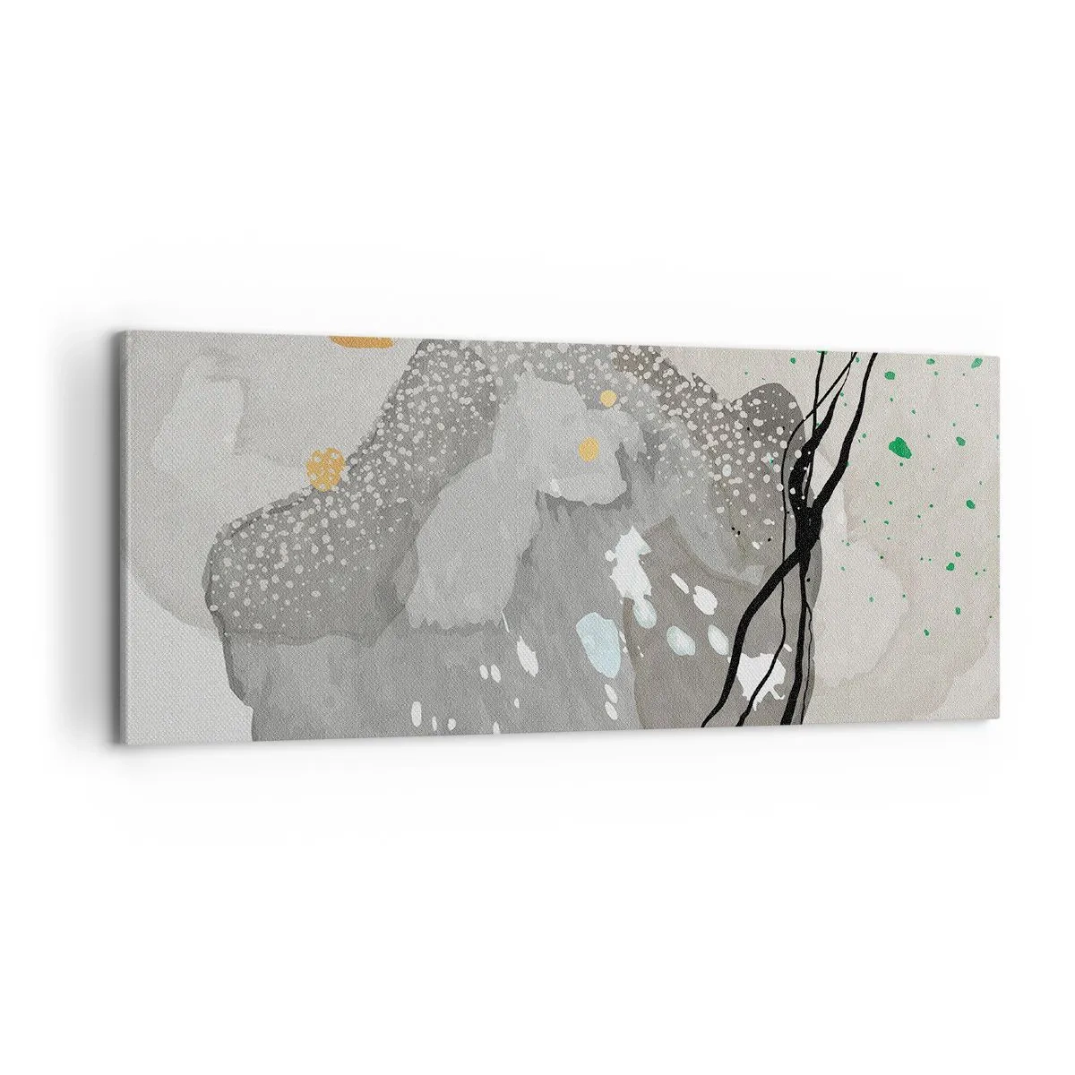 Impression sur toile - Image sur toile - Composition organique - 100x40 cm