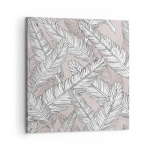 Impression sur toile - Image sur toile - Un tourbillon de plumes - 60x60 cm