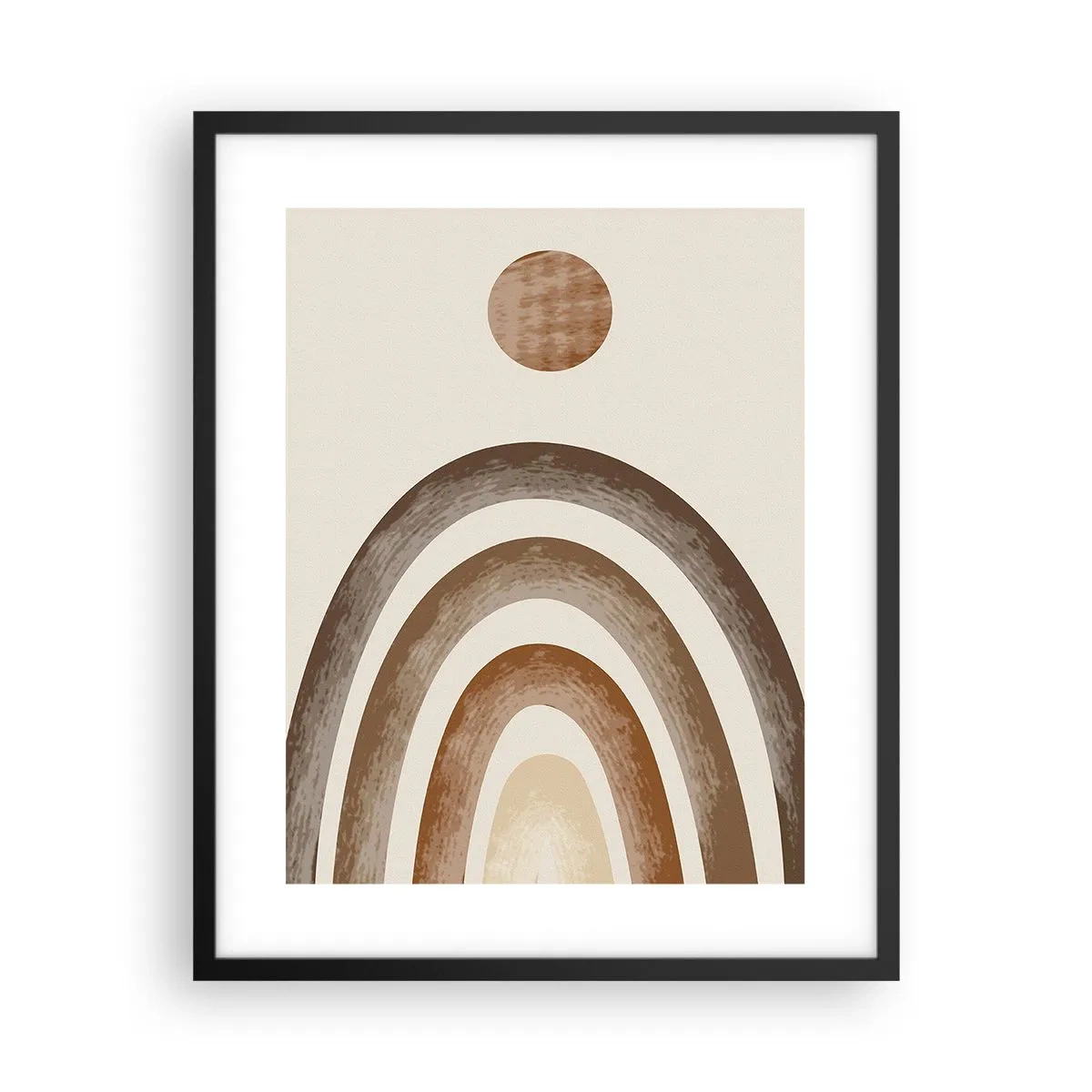 Affiche dans un cadre noir - Poster - Dans une galaxie lointaine - 40x50 cm