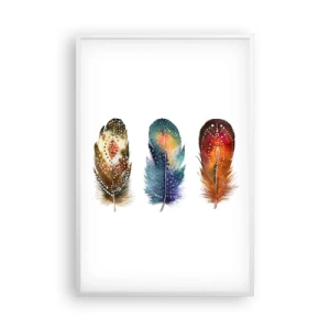 Affiche dans un cadre blanc - Poster - Rituels, cérémonies, secrets - 61x91 cm