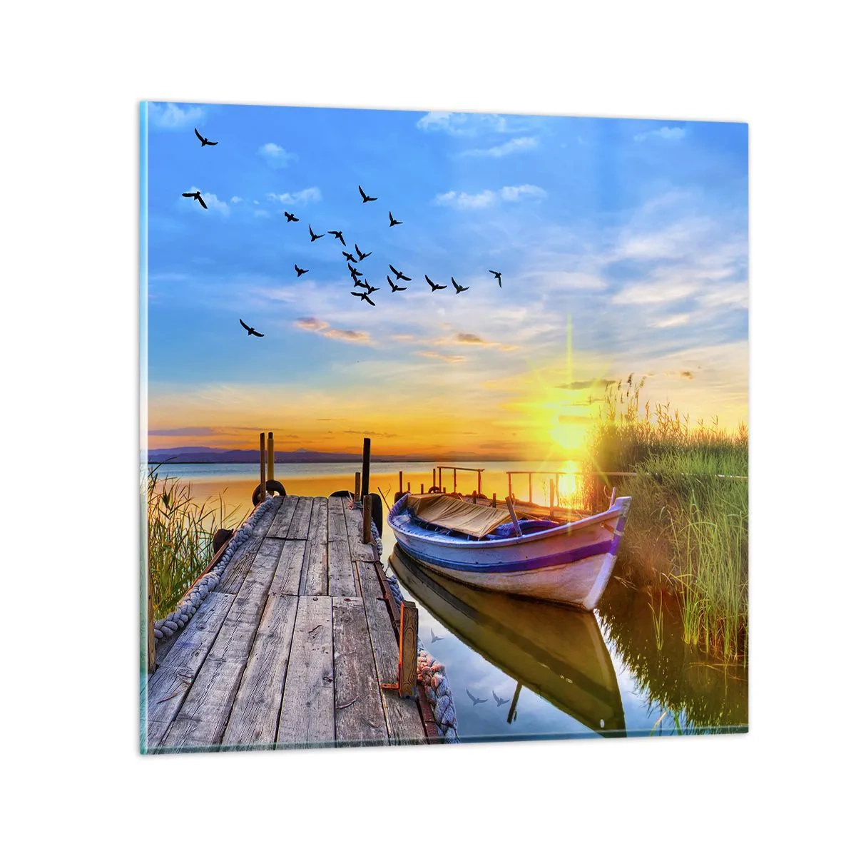 Impression sur verre - Image sur verre - Au revoir, à demain - 40x40 cm