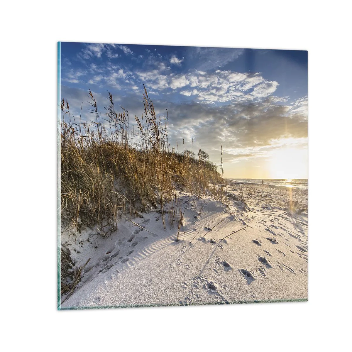 Impression sur verre - Image sur verre - Invitation à la ballade - 40x40 cm