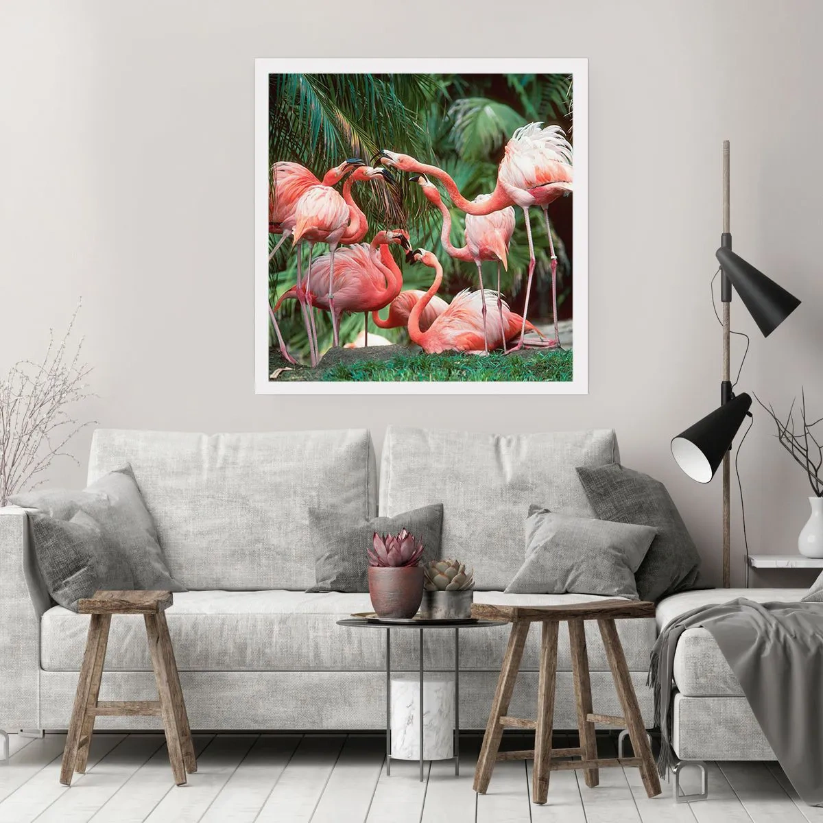 Affiche - Poster - Potins d'après-midi - 60x60 cm