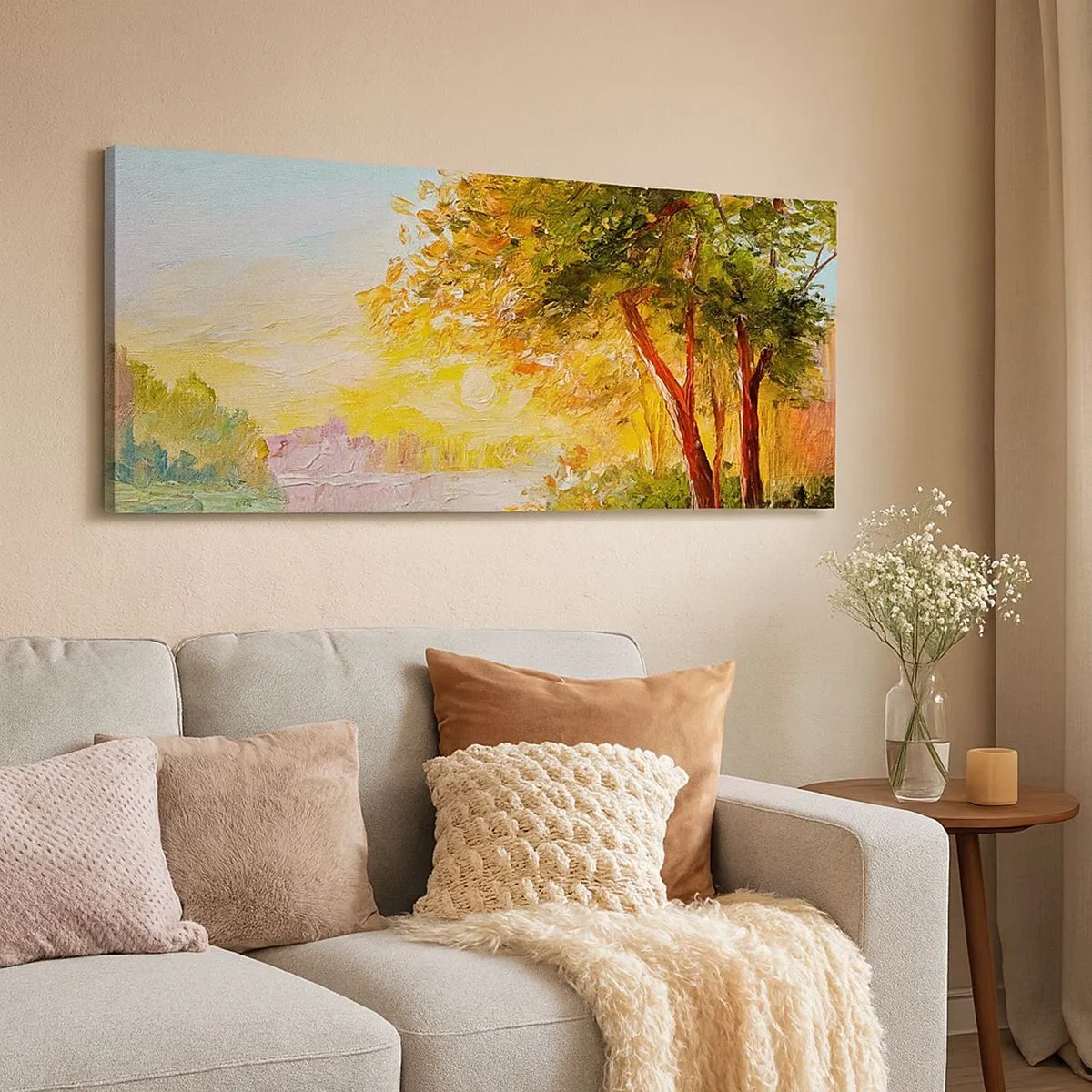 Impression sur toile - Image sur toile - Et in Arcadia ego - 100x40 cm