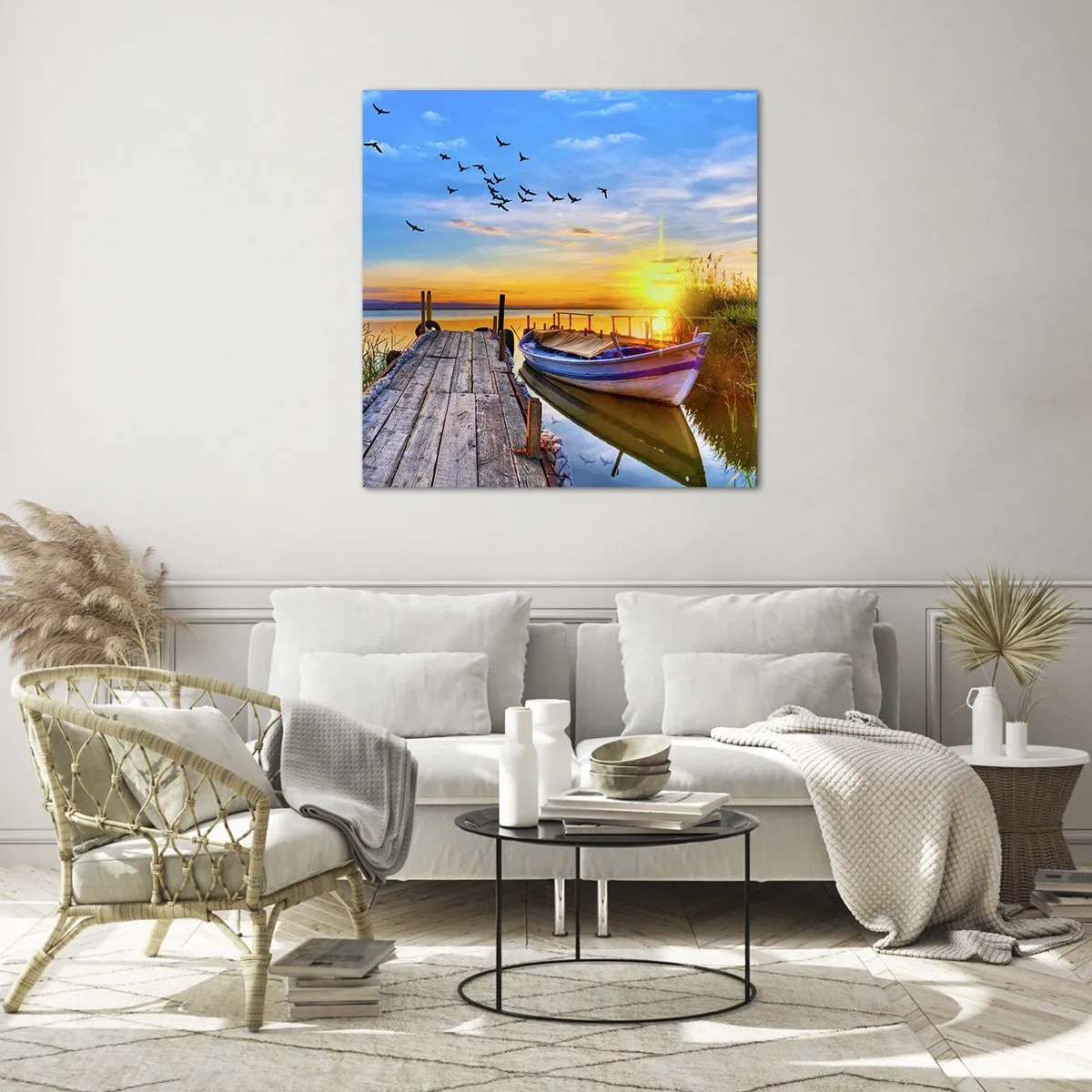 Impression sur verre - Image sur verre - Au revoir, à demain - 40x40 cm