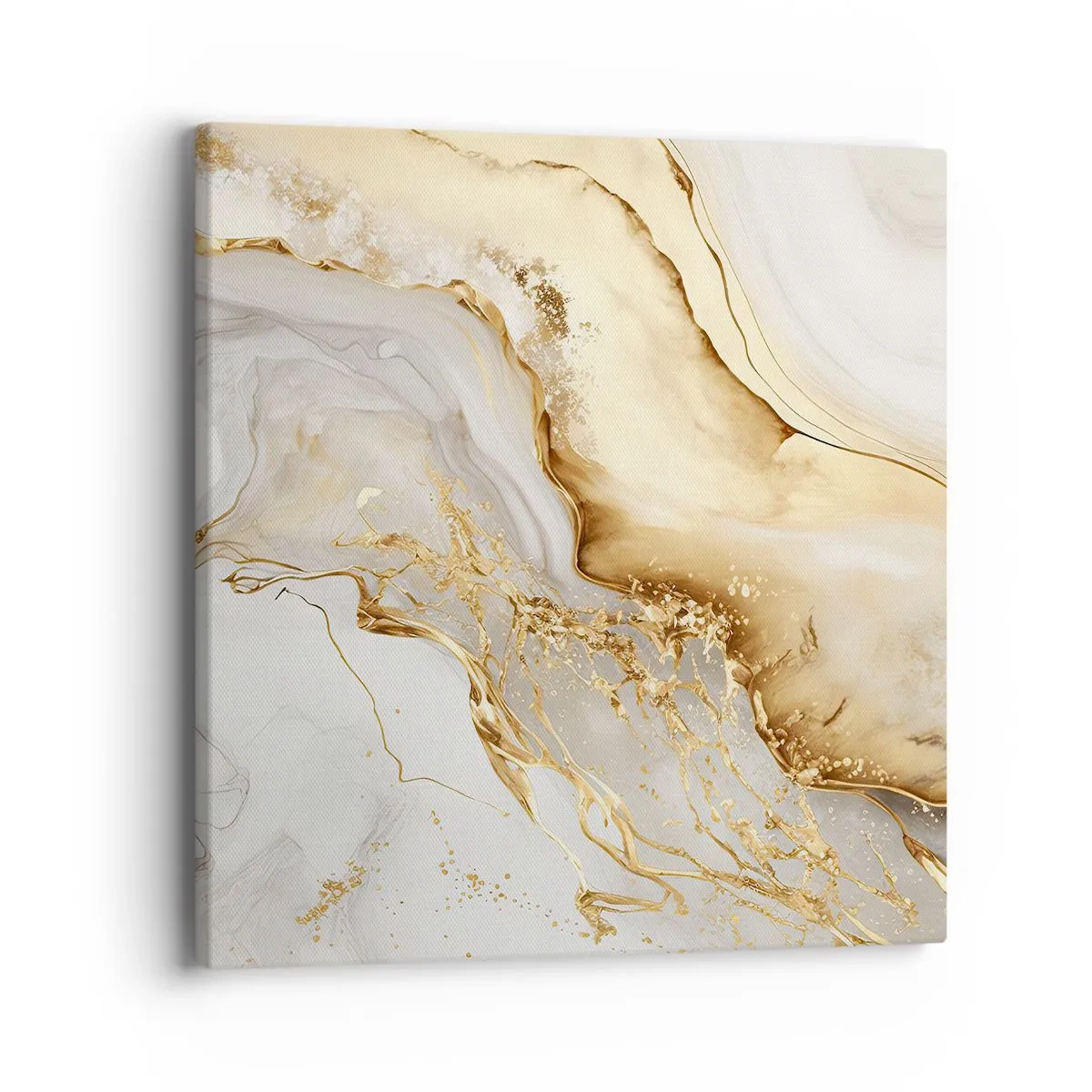 Impression sur toile - Image sur toile - Abstraction : beauté et bonté - 40x40 cm