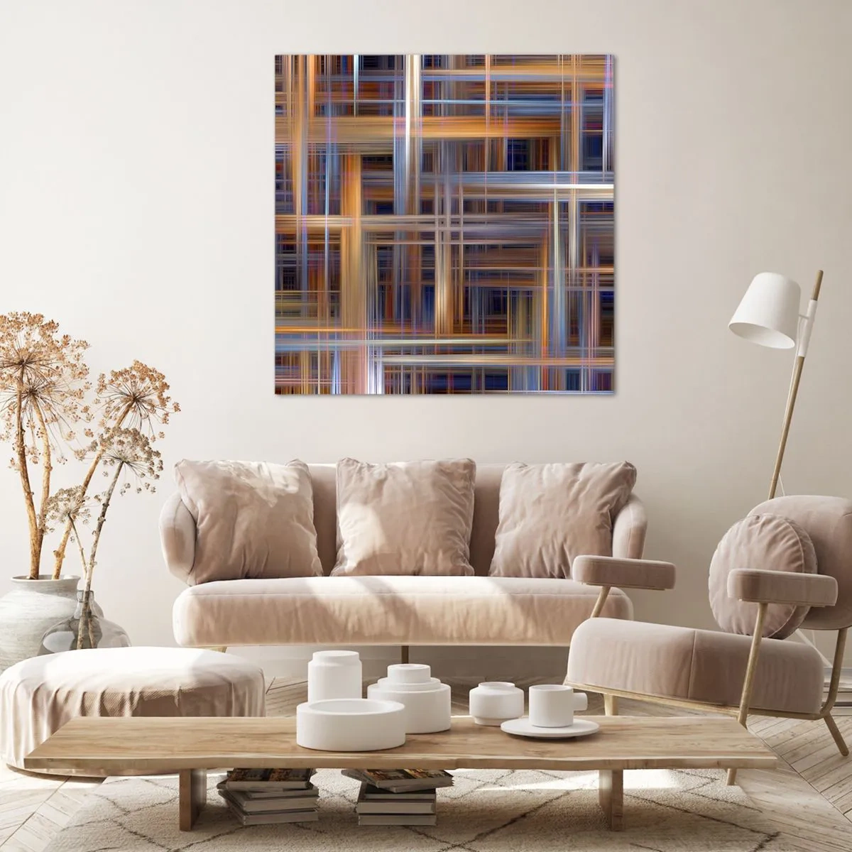 Impression sur toile - Image sur toile - Tissé de lumière - 30x30 cm