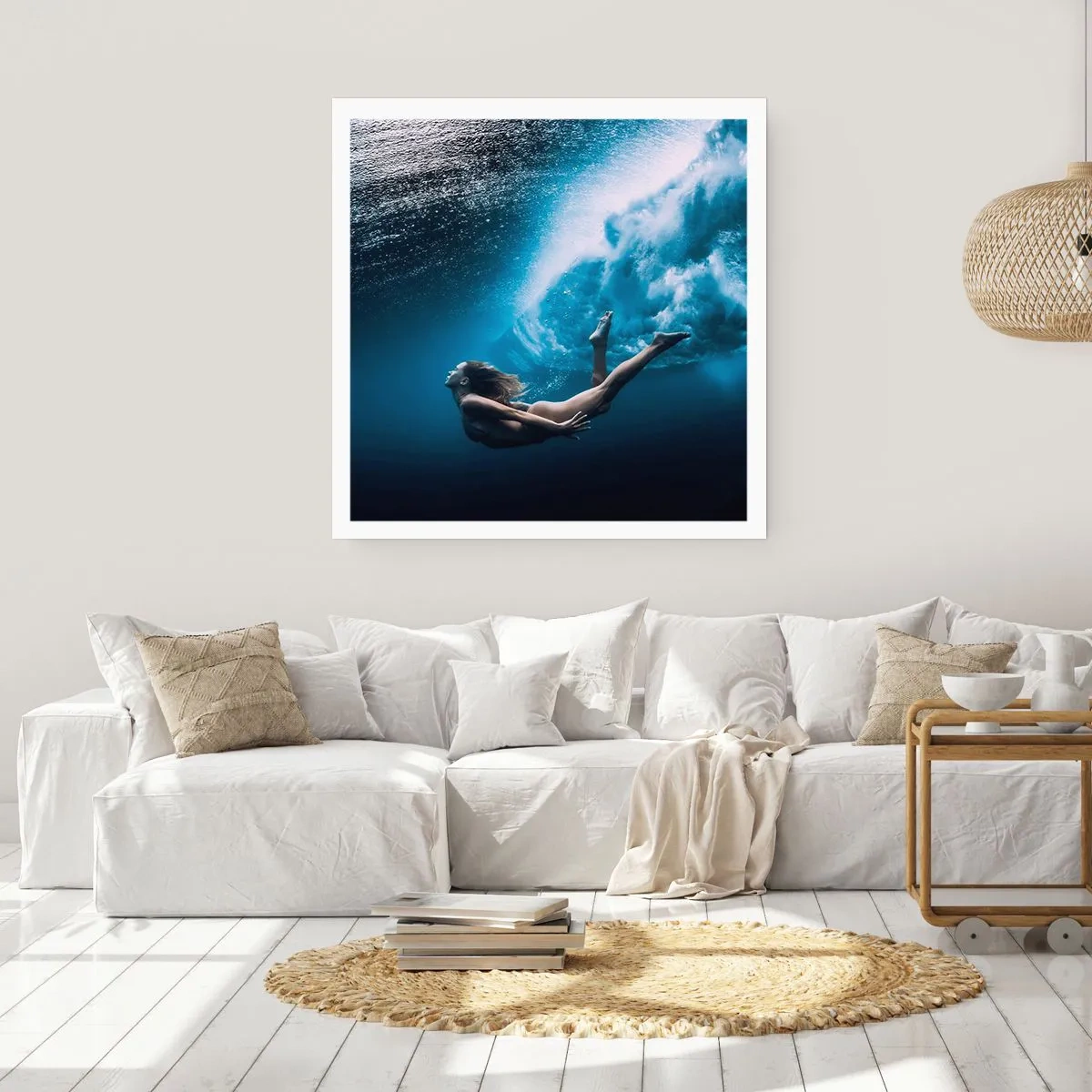 Affiche - Poster - Sirène moderne - 30x30 cm
