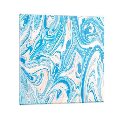 Impression sur verre - Image sur verre - Bassin turquoise - 30x30 cm