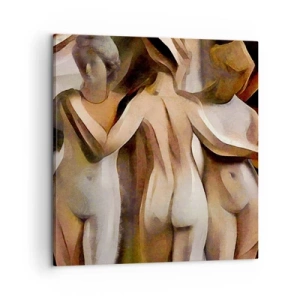 Impression sur toile - Image sur toile - Trois Grâces 2.0 - 60x60 cm
