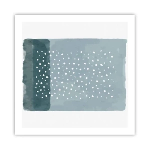 Affiche - Poster - Évolution de bleus - 60x60 cm