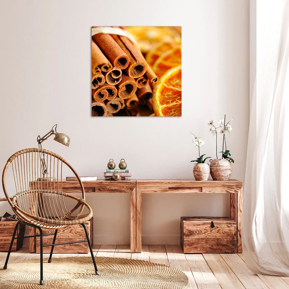 Impression sur toile - Image sur toile - Sentez-vous leurs odeurs? - 40x40 cm