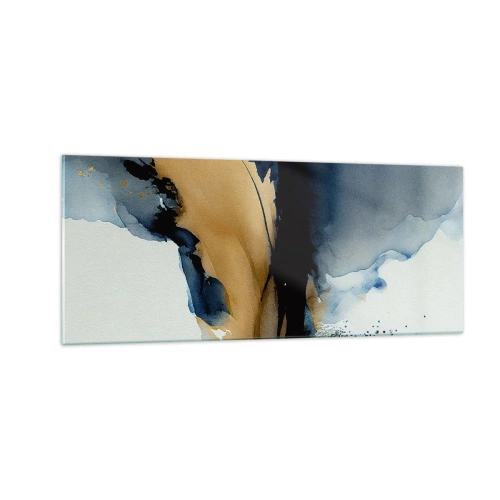 Impression sur verre - Image sur verre - Derrière le rideau - 100x40 cm