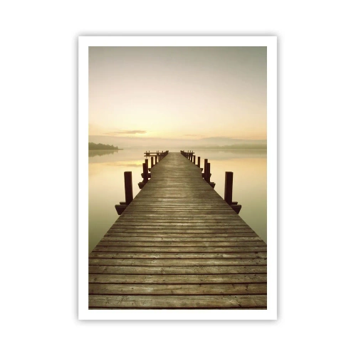 Affiche - Poster - L'aube, les premières lueurs, le jour  - 70x100 cm