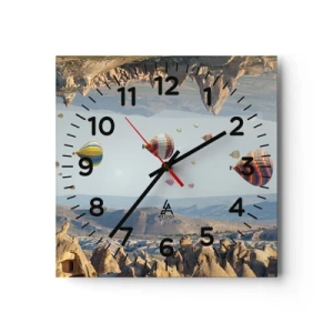 Horloge murale - Pendule murale - Ici, tout est possible - 30x30 cm