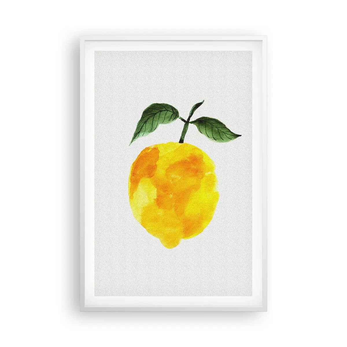 Affiche dans un cadre blanc - Poster - Comment reconnaitre le goût du soleil - 61x91 cm