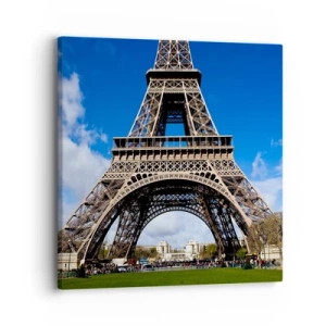 Impression sur toile - Image sur toile - Tout Paris à ses pieds - 30x30 cm