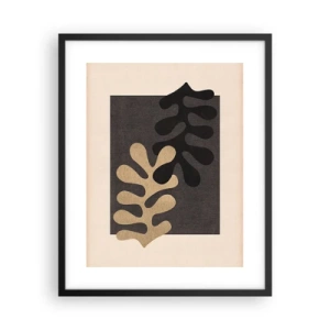 Affiche dans un cadre noir - Poster - Absence et complément - 40x50 cm