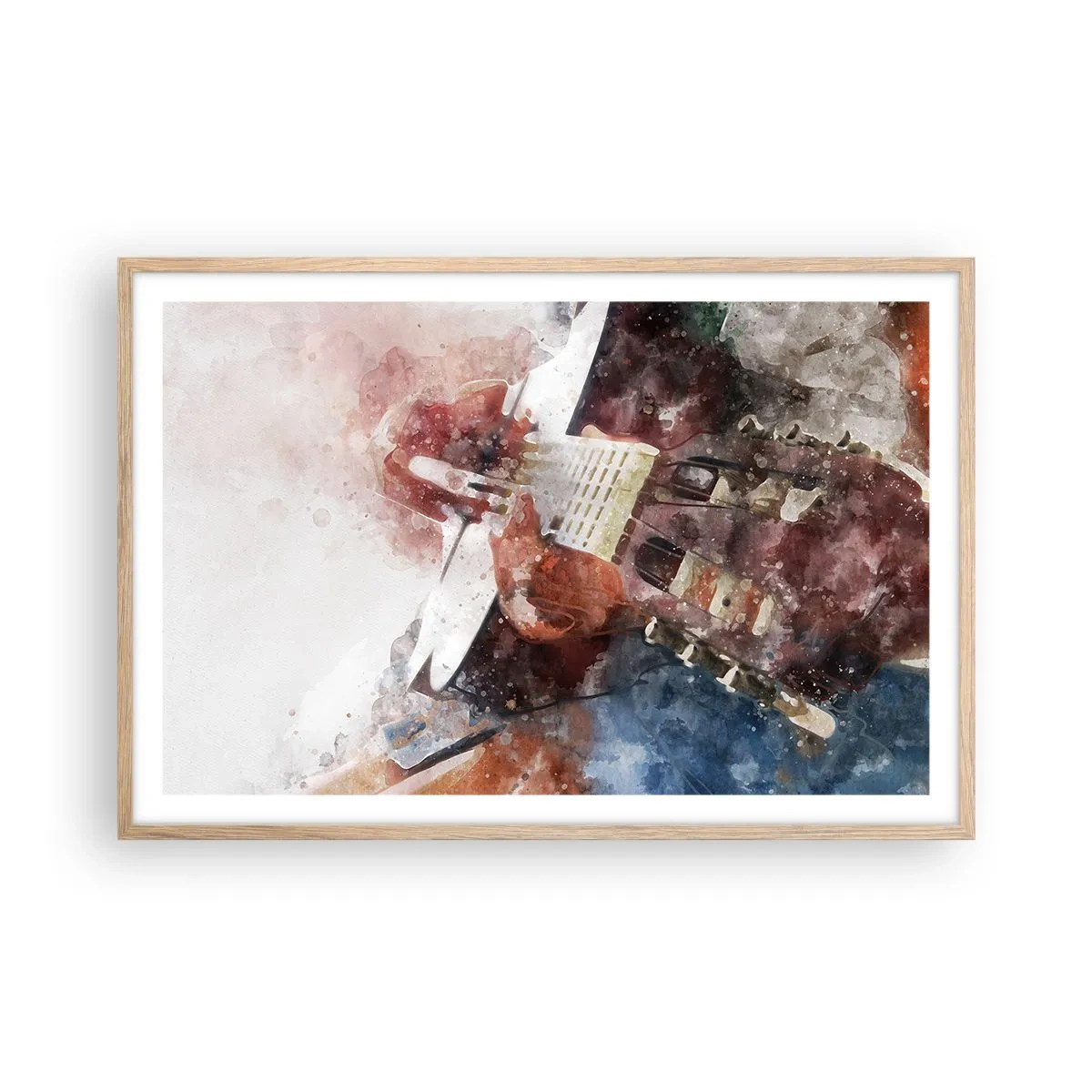 Affiche dans un chêne clair - Poster - Et qu'en pensez-vous ? - 91x61 cm