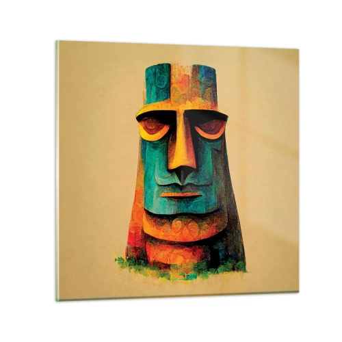 Impression sur verre - Image sur verre - Statuesque et sympathique - 30x30 cm