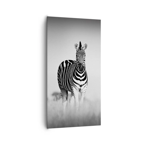 Impression sur toile - Image sur toile - Le monde est bel et bien noir et blanc - 65x120 cm