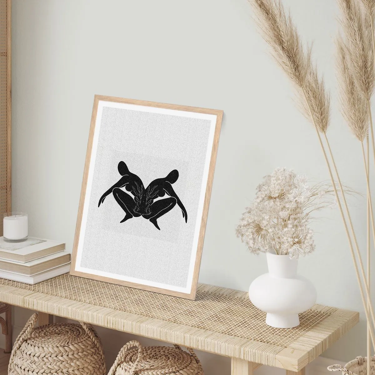 Affiche dans un chêne clair - Poster - Une âme commune - 50x70 cm