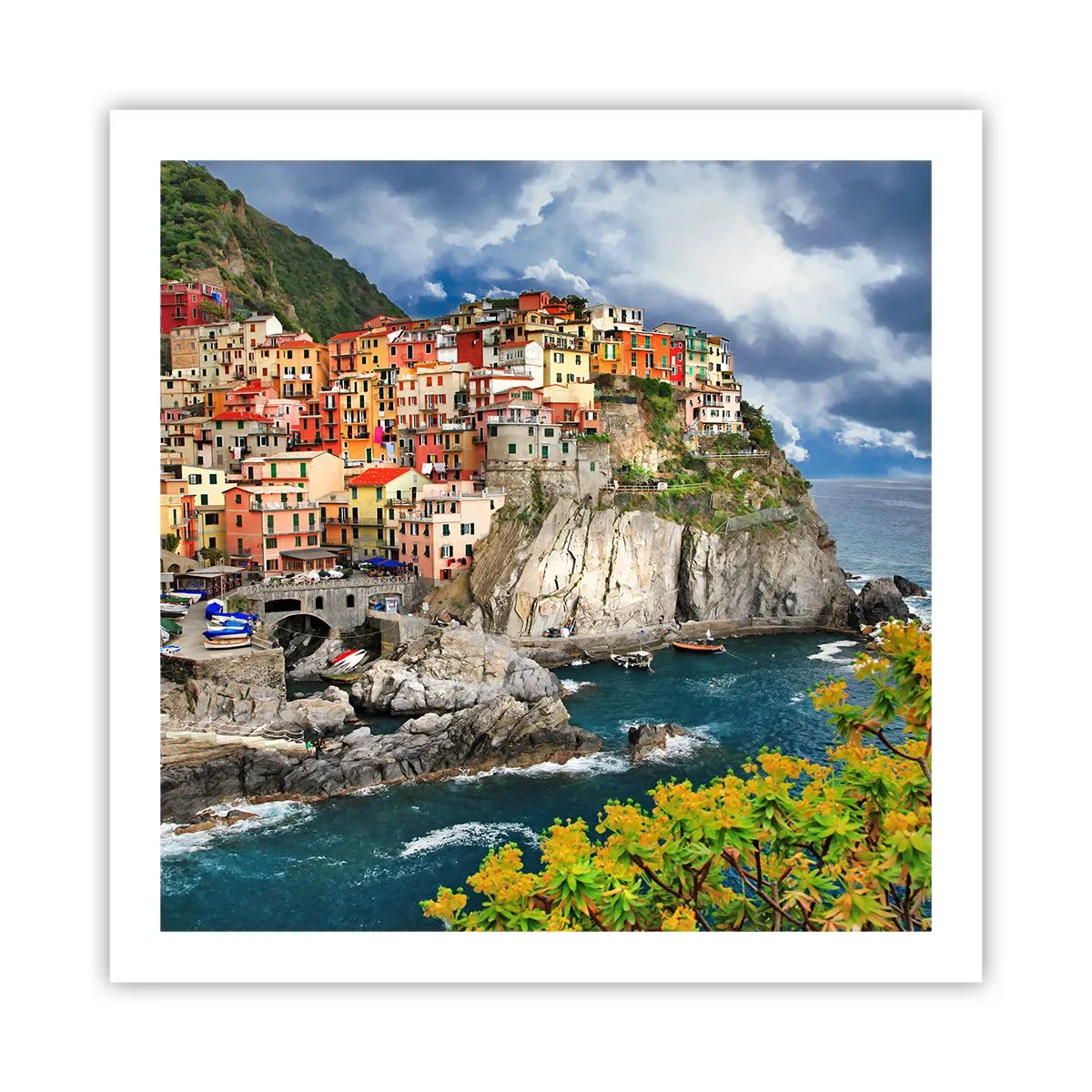 Affiche - Poster - Un groupe embrassant les rochers - 60x60 cm