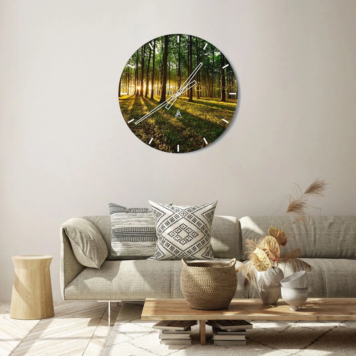 Horloge murale - Pendule murale - Toutes les photographies de printemps - 30x30 cm