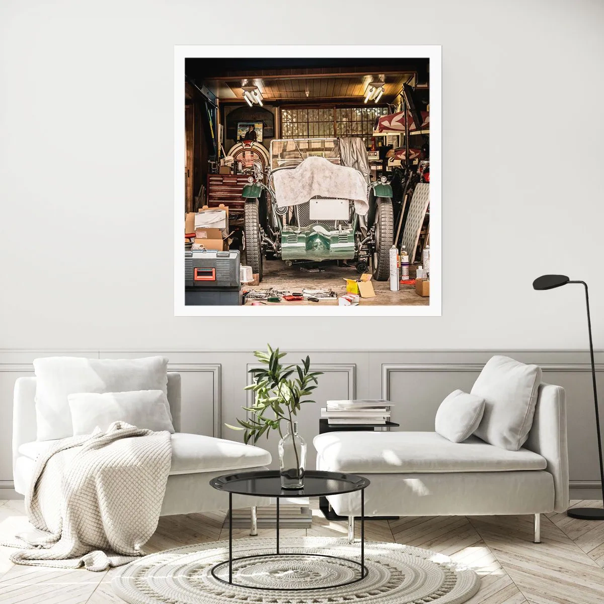 Affiche - Poster - Retour vers le passé - 30x30 cm