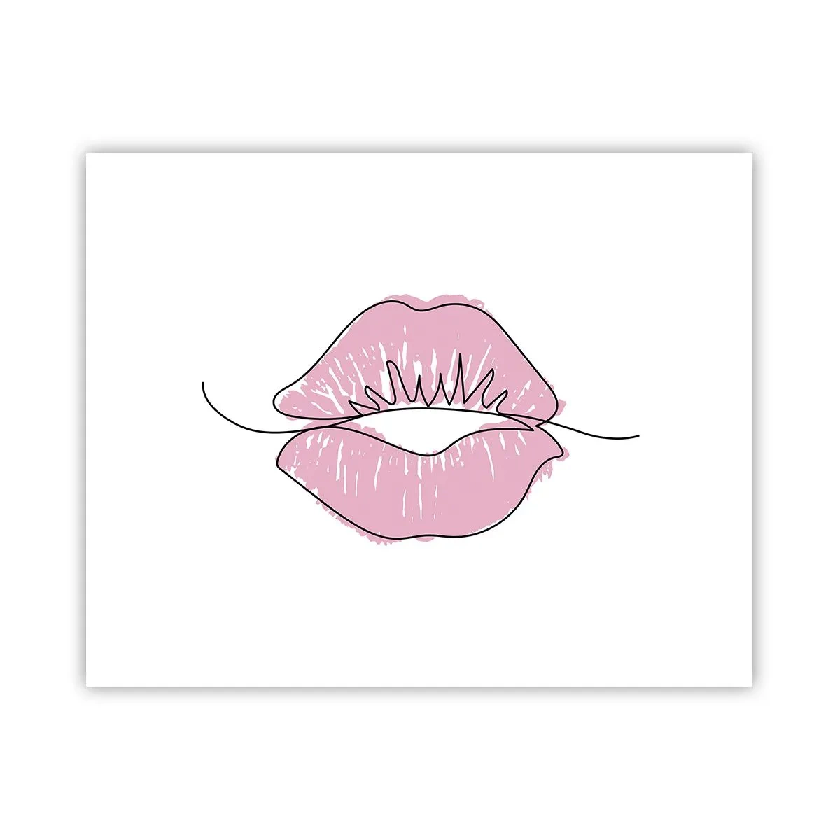 Affiche - Poster - Prêt à l'embrassade? - 50x40 cm