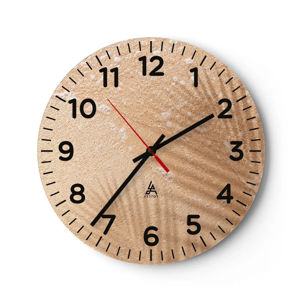 Horloge murale - Pendule murale - Ombre d'un été chaud - 30x30 cm