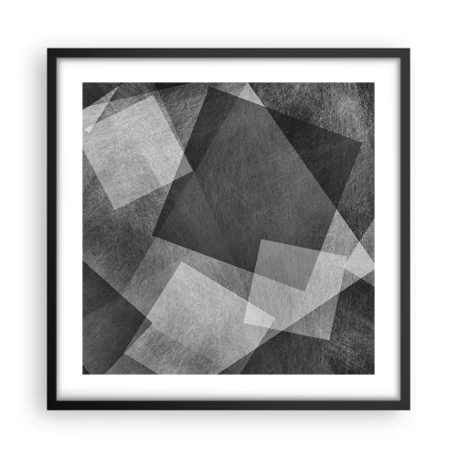 Affiche dans un cadre noir - Poster - Le symbole éternel de durabilité et d'ordre - 50x50 cm