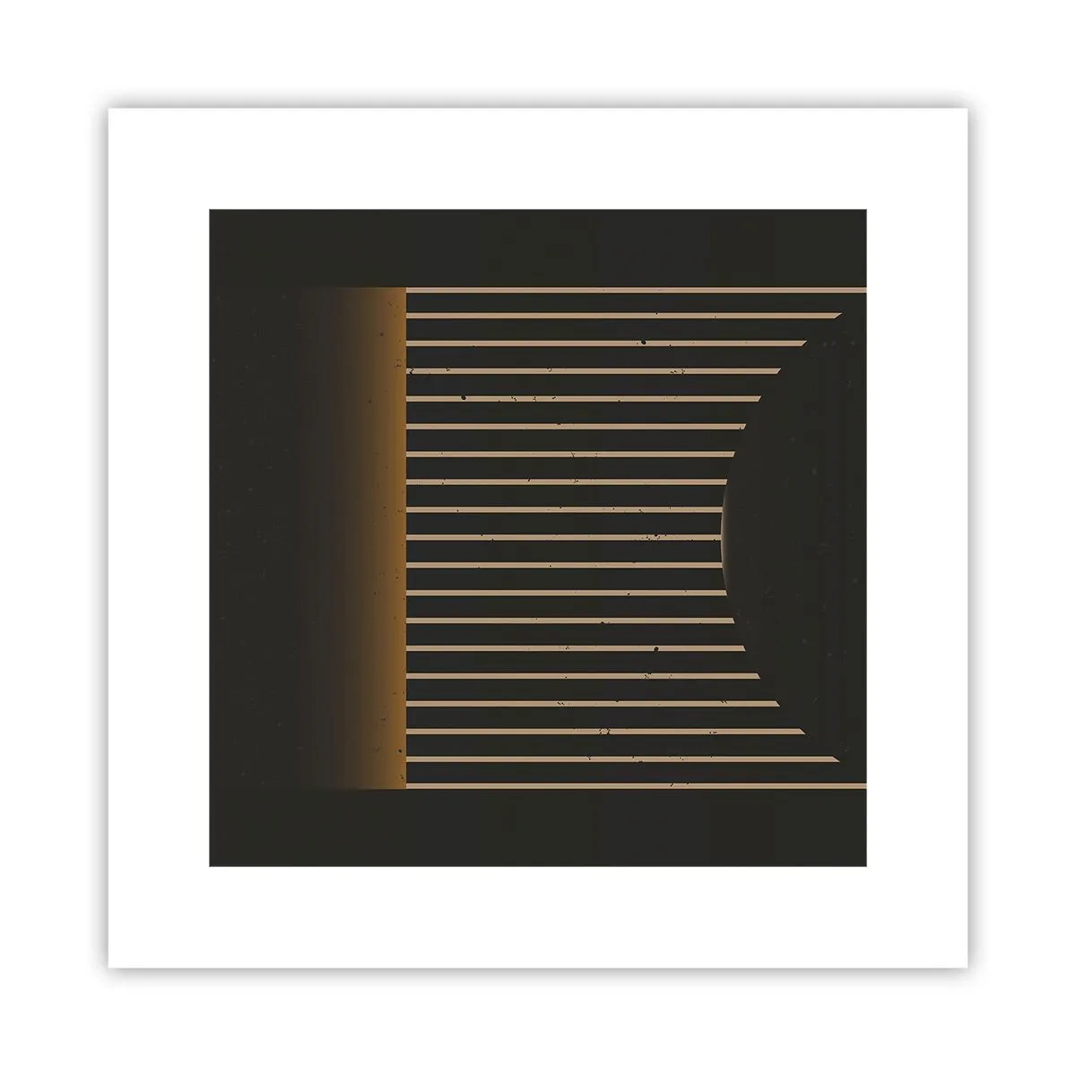 Affiche - Poster - Explorez les ténèbres - 30x30 cm