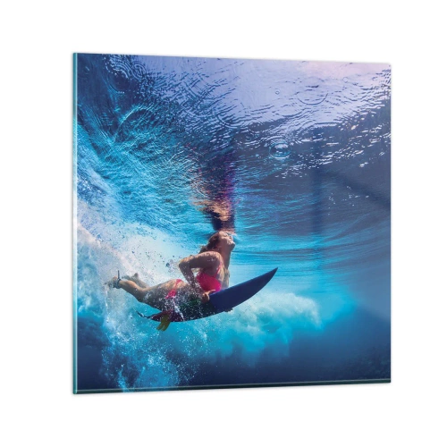 Impression sur verre - Image sur verre - Joie profonde - 30x30 cm
