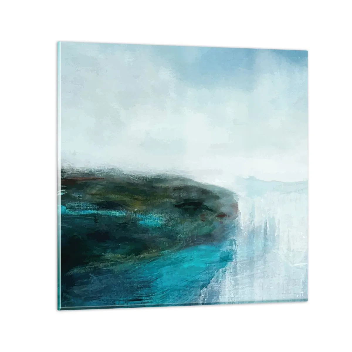 Impression sur verre - Image sur verre - Abstraction nautique - 30x30 cm