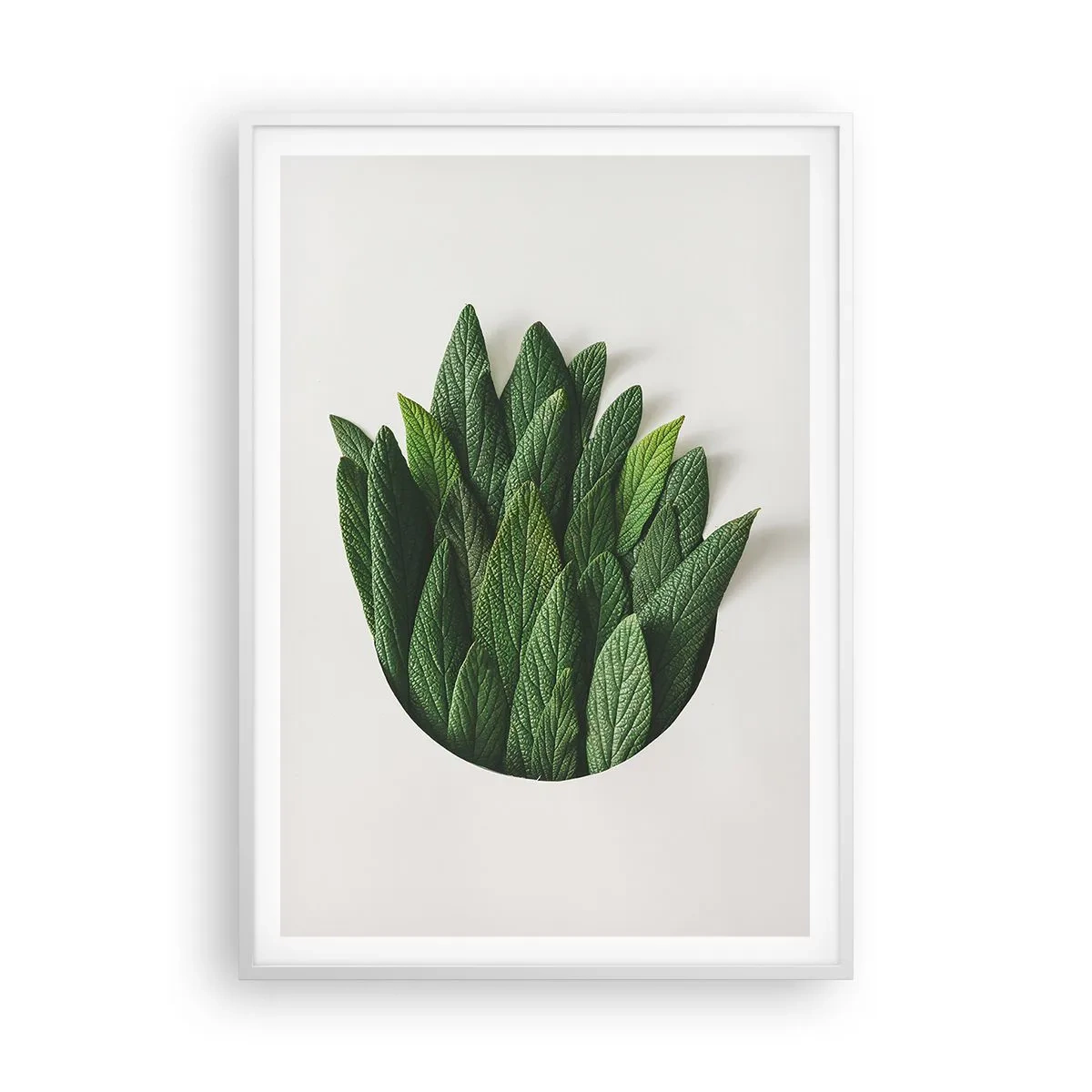 Affiche dans un cadre blanc - Poster - Curiosité sans retenue - 70x100 cm