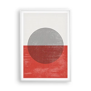 Affiche dans un cadre blanc - Poster - Dans le mille - 70x100 cm