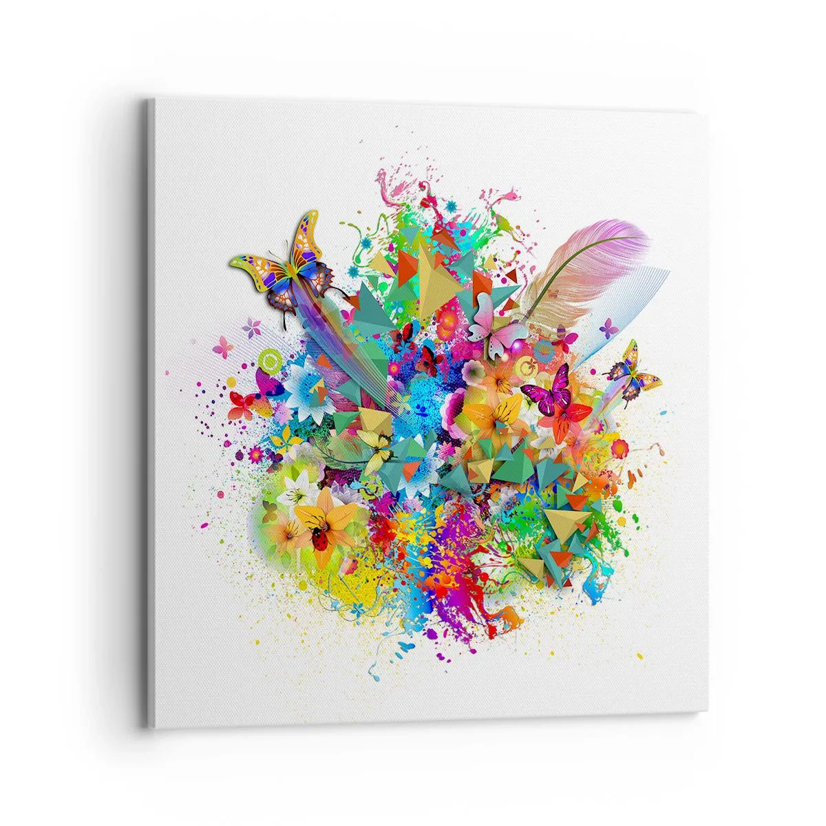 Impression sur toile - Image sur toile - Un bouquet de joie - 70x70 cm