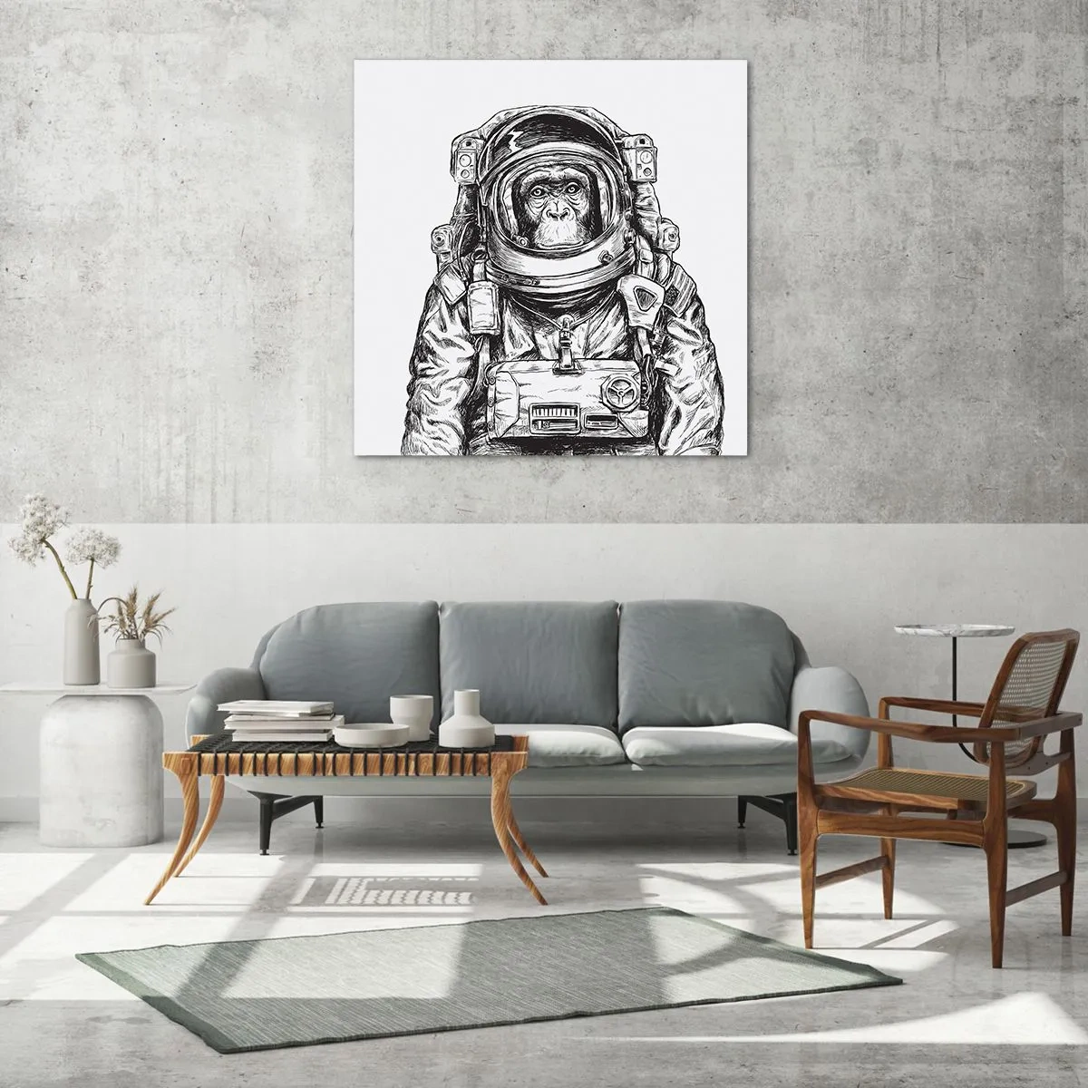 Impression sur verre - Image sur verre - Évolution alternative - 60x60 cm