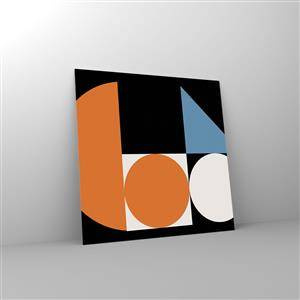 Impression sur verre - Image sur verre - Rangement de figures - 50x50 cm