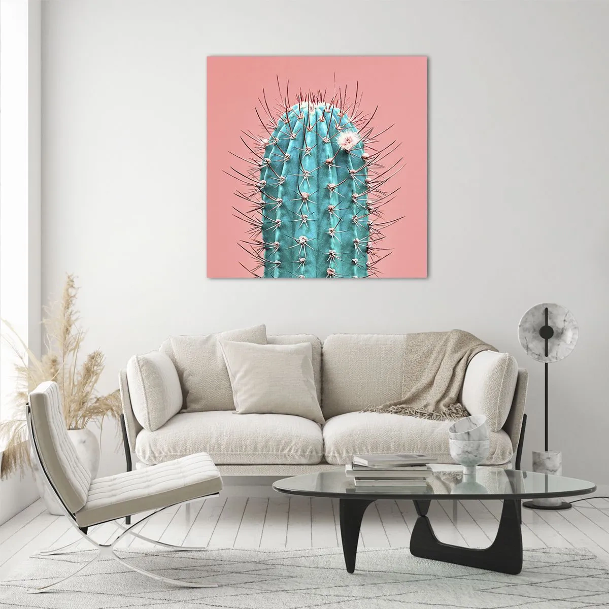 Impression sur verre - Image sur verre - Juste regarde - 60x60 cm