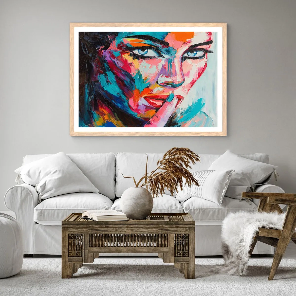 Affiche dans un chêne clair - Poster - Notre premier secret - 50x40 cm