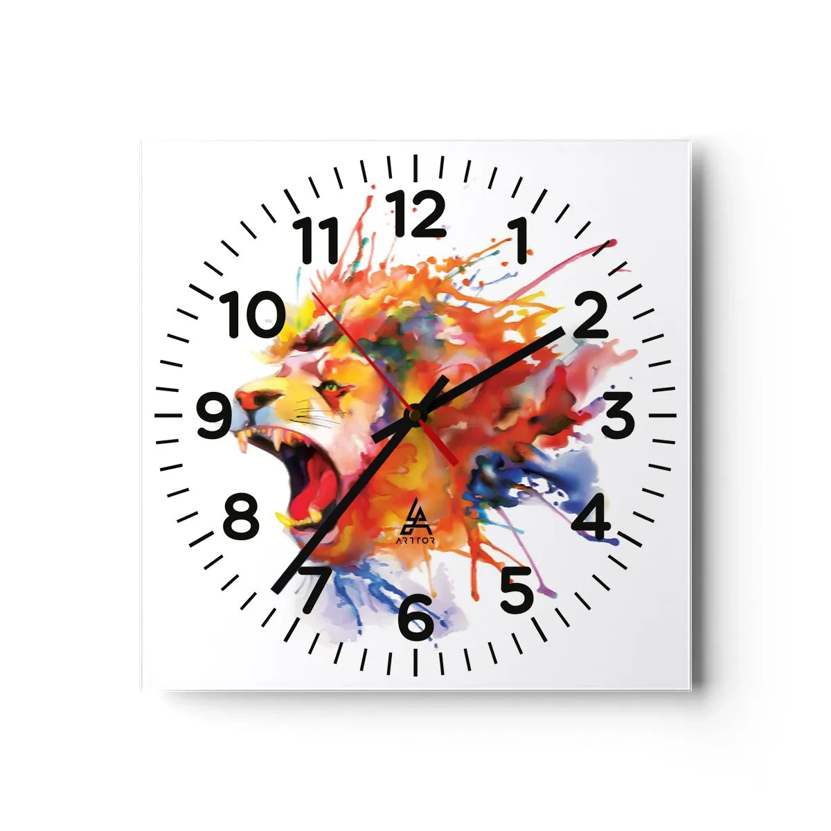 Horloge murale - Pendule murale - exploser de colère - 30x30 cm