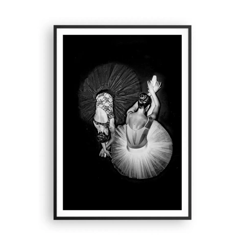 Affiche dans un cadre noir - Poster - Jin et jang – équilibre idéal - 70x100 cm