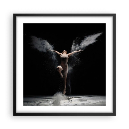 Affiche dans un cadre noir - Poster - Les elfes existent - 50x50 cm