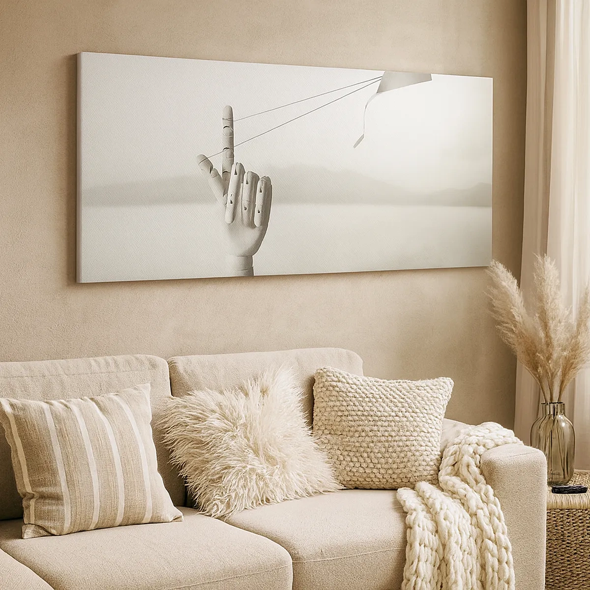 Impression sur toile - Image sur toile - Épreuve de force - 30x30 cm